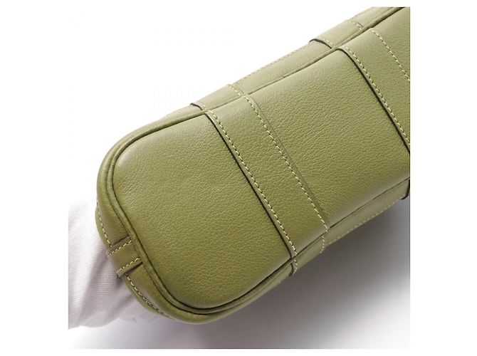 Hermès Hermes Garden Party TTPM Leather Pouch Green - view 8