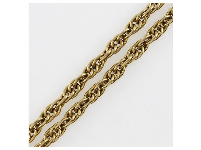Collana lunga vintage Chanel placcata oro D'oro - vista 3