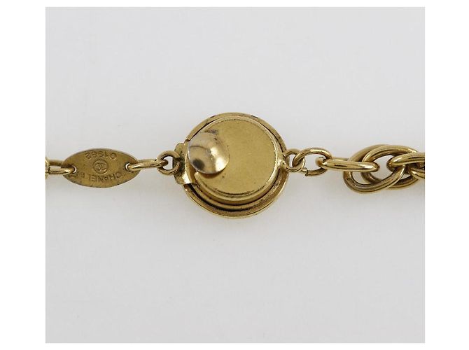 Collana lunga vintage Chanel placcata oro D'oro - vista 5