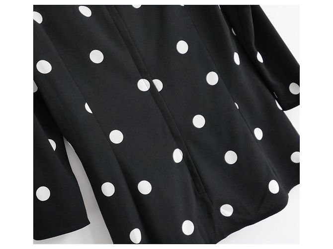 Blusa a pois bianco e nero Dolce & Gabbana - vista 4