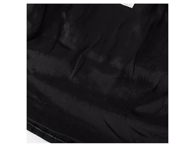 Chanel Coco Mark Rockanzug aus Kaschmir Schwarz - Ansicht 8