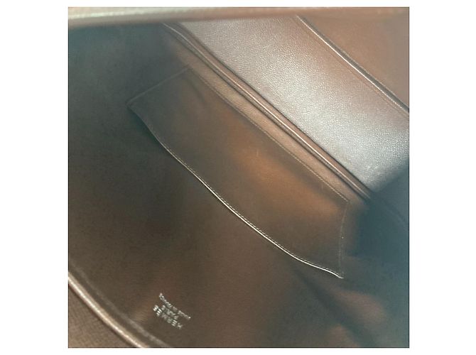 Hermès Borsa a Spalla Hermes Christine Flap Marrone - vista 15