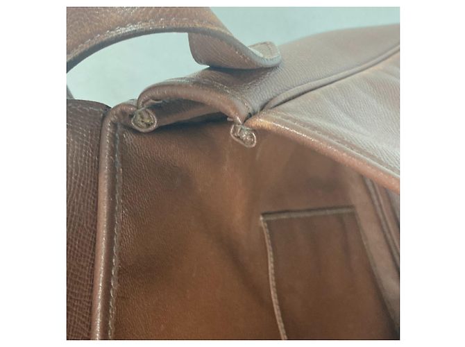 Hermès Borsa a Spalla Hermes Christine Flap Marrone - vista 16