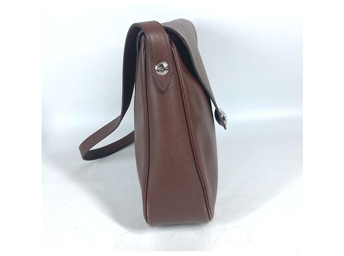 Hermès Borsa a Spalla Hermes Christine Flap Marrone - vista 3