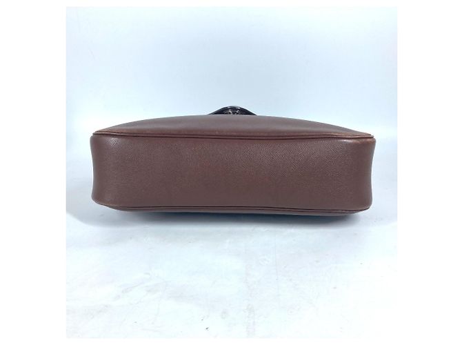 Hermès Borsa a Spalla Hermes Christine Flap Marrone - vista 5