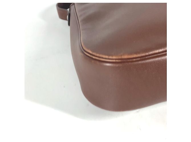 Hermès Borsa a Spalla Hermes Christine Flap Marrone - vista 7