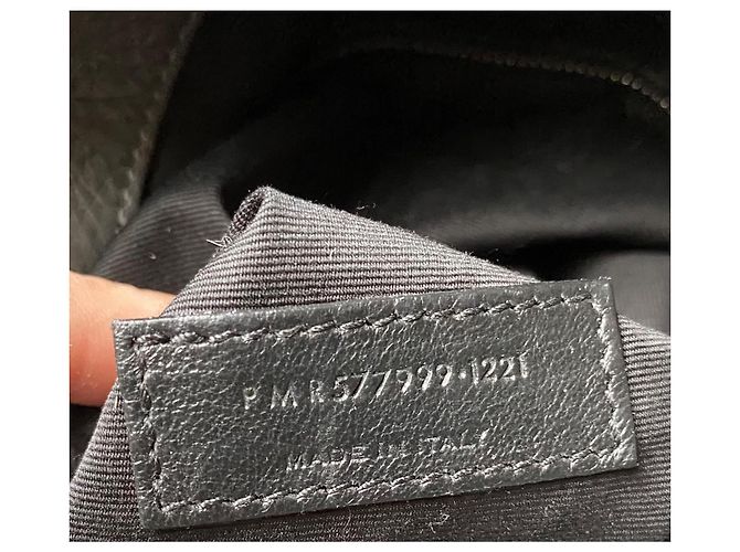 Saint Laurent Borsa della spesa Niki Grigio - vista 20