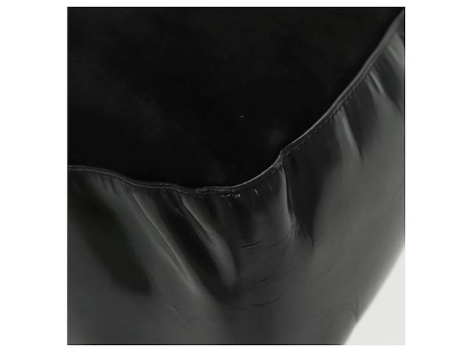 BALLY Borsa a Spalla in Pelle Scamosciata Nera Argento Auth ti2365 Nero - vista 16