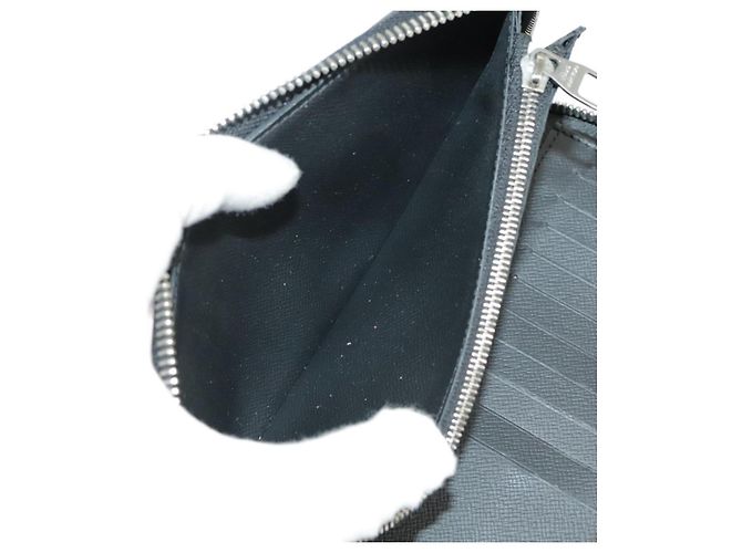 LOUIS VUITTON Cartera Zippy Vertical Damier Graphite N63095 LV Auth bs19927 Damier ebene - vista 21