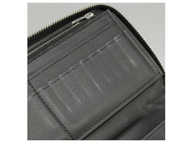 LOUIS VUITTON Cartera Zippy Vertical Damier Graphite N63095 LV Auth bs19927 Damier ebene - vista 9