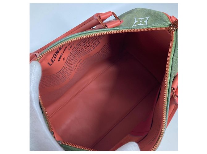 Borsa Boston Speedy 30 Mona Lisa della collezione Masters di Louis Vuitton Rosa Multicolore - vista 12