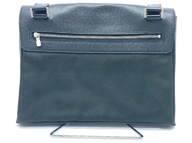 Borsa a Spalla Louis Vuitton Taiga Saratov GM Grigio - vista 10