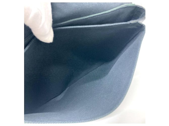 Borsa a Spalla Louis Vuitton Taiga Saratov GM Grigio - vista 9