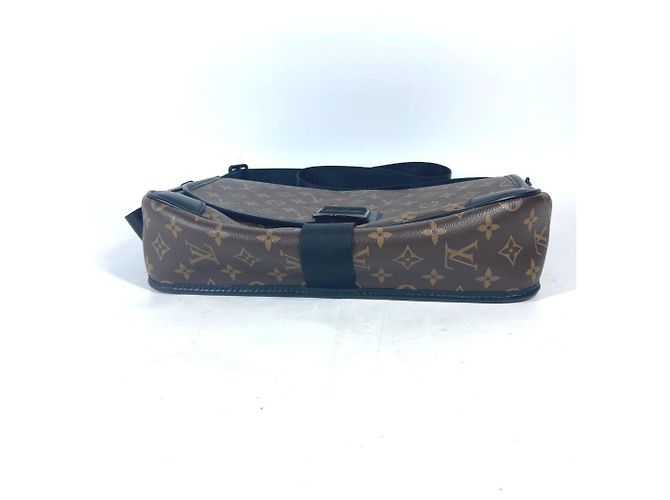 Borsa a Spalla Louis Vuitton Monogram Macassar Arch Flap Marrone Nero Monogramma - vista 6
