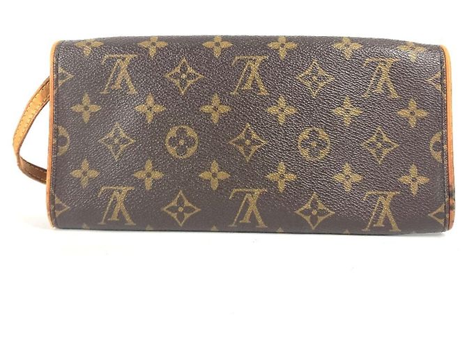 Borsa Pochette Twin GM Monogramma Louis Vuitton Marrone - vista 2