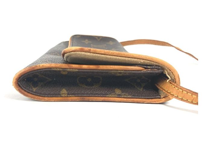 Borsa Pochette Twin GM Monogramma Louis Vuitton Marrone - vista 5