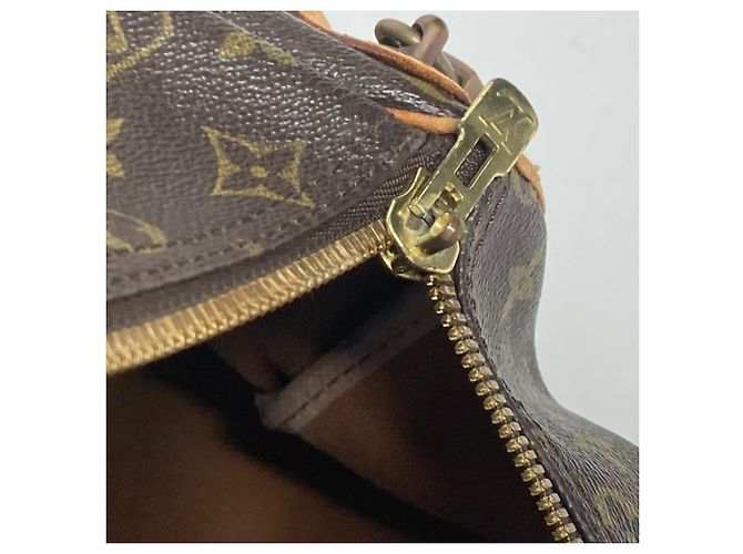 Sac Keepall 45 Monogram Louis Vuitton Marron - vue 15