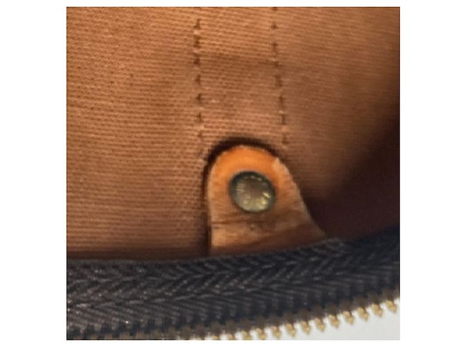 Sac Keepall 45 Monogram Louis Vuitton Marron - vue 17