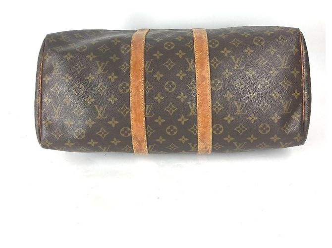 Sac Keepall 45 Monogram Louis Vuitton Marron - vue 8