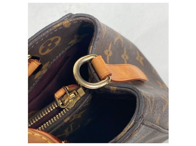 Borsa Montaigne BB Monogram Louis Vuitton Marrone Monogramma - vista 7