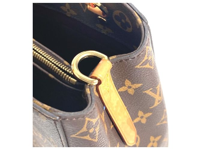 Borsa Montaigne BB Monogram Louis Vuitton Marrone Monogramma - vista 8