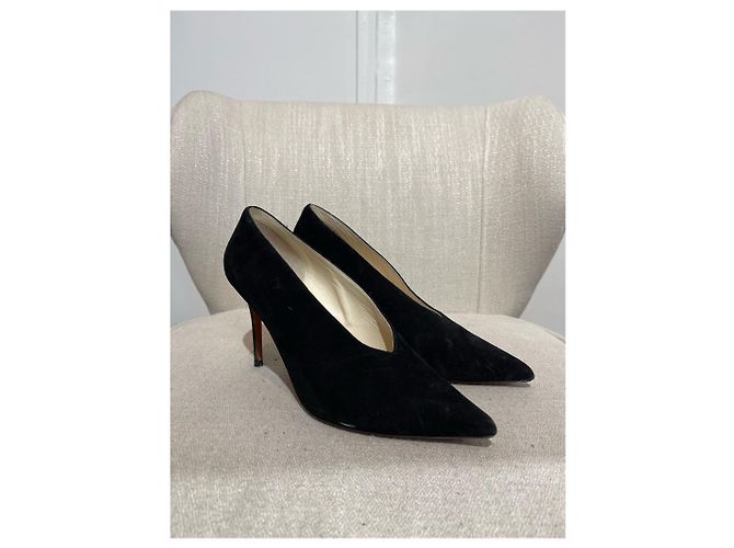 Céline Tacchi CELINE T.EU 39 Camoscio Nero - vista 4