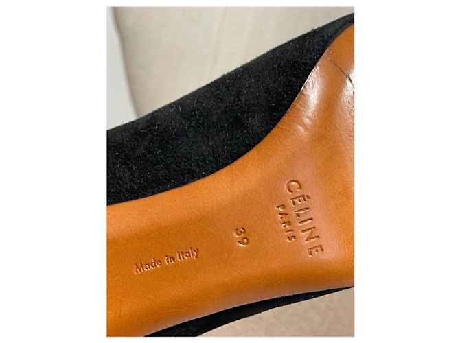 Céline Tacchi CELINE T.EU 39 Camoscio Nero - vista 7