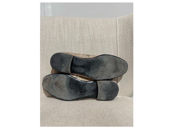 Céline CELINE Pantoletten & Clogs T.EU 38 Exotische Leder Beige - Ansicht 7