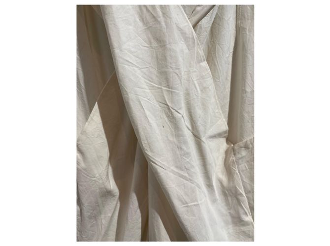 Vestido CARVEN T.Internacional L Algodón Beige - vista 3