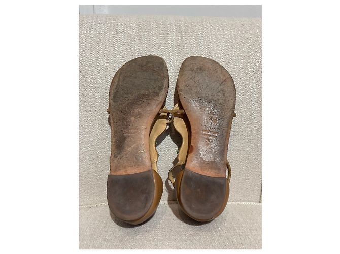 Sandali GIUSEPPE ZANOTTI T.EU 38.5 Pelle Cammello - vista 8
