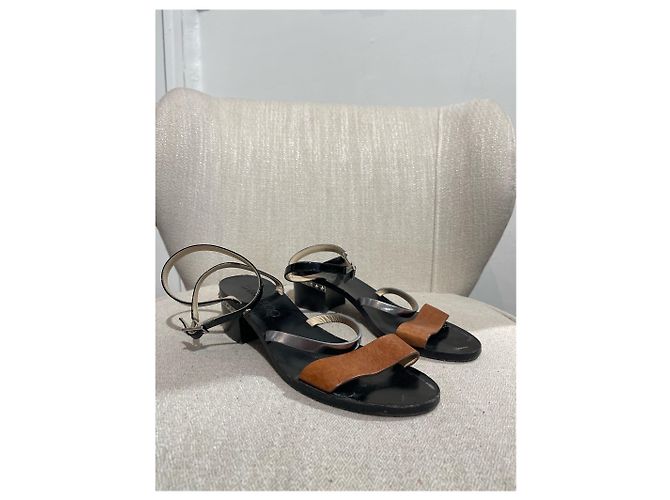 Sandali JIMMY CHOO T.EU 39 Pelle Cammello - vista 3