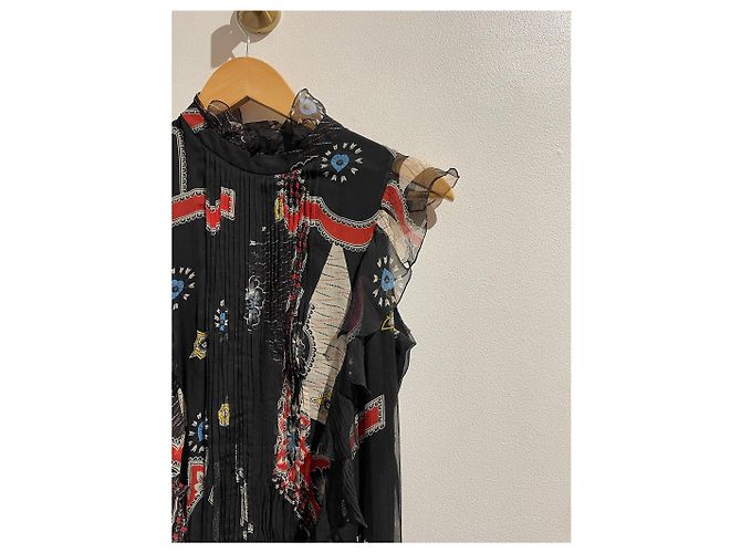 Vestidos ETRO T.Internacional XS Seda Negro - vista 2