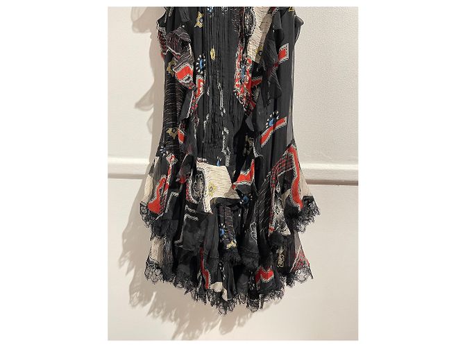 Vestidos ETRO T.Internacional XS Seda Negro - vista 3