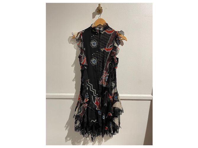 Vestidos ETRO T.Internacional XS Seda Negro - vista 5
