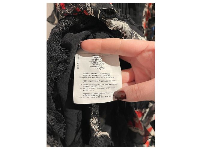 Vestidos ETRO T.Internacional XS Seda Negro - vista 7