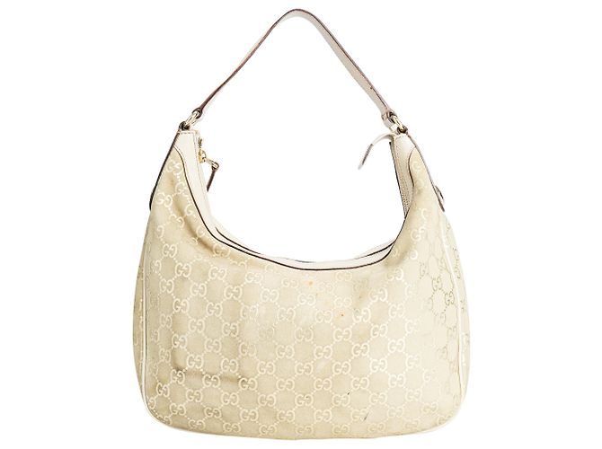 Borse GUCCI T. Tessuto Beige - vista 4
