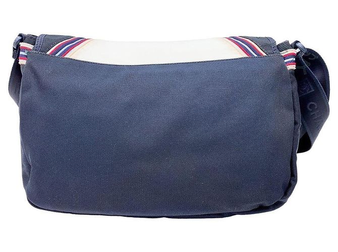 Borsa a tracolla Chanel Sport Navy White Blu navy - vista 3