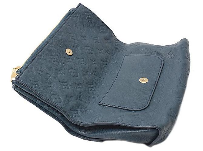 Clutch Louis Vuitton Monogram Empreinte Petillante M93427 Blu - vista 5