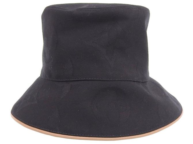 Cappello bucket reversibile Monogram Louis Vuitton Nero - vista 2