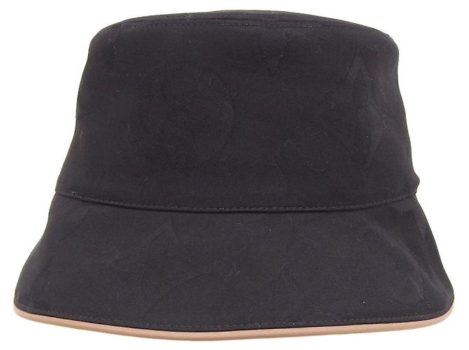 Cappello bucket reversibile Monogram Louis Vuitton Nero - vista 3
