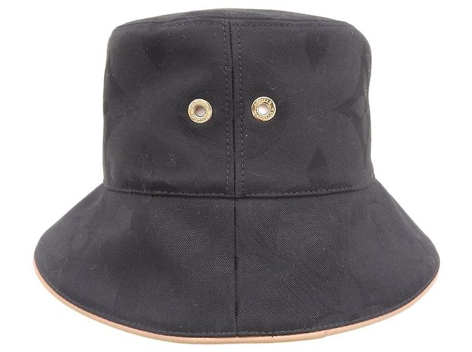 Cappello bucket reversibile Monogram Louis Vuitton Nero - vista 4