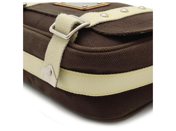 Borsa a spalla Besace PM della linea Antigua LV Cup di Louis Vuitton Marrone - vista 3