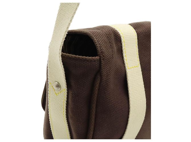 Borsa a spalla Besace PM della linea Antigua LV Cup di Louis Vuitton Marrone - vista 4
