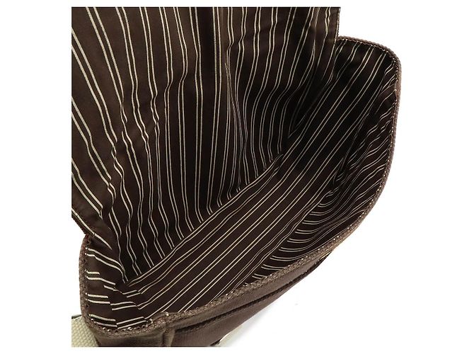 Borsa a spalla Besace PM della linea Antigua LV Cup di Louis Vuitton Marrone - vista 6