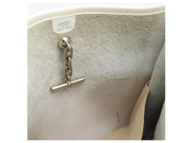 Hermès Vespa PM Ledertasche Weiß - Ansicht 5