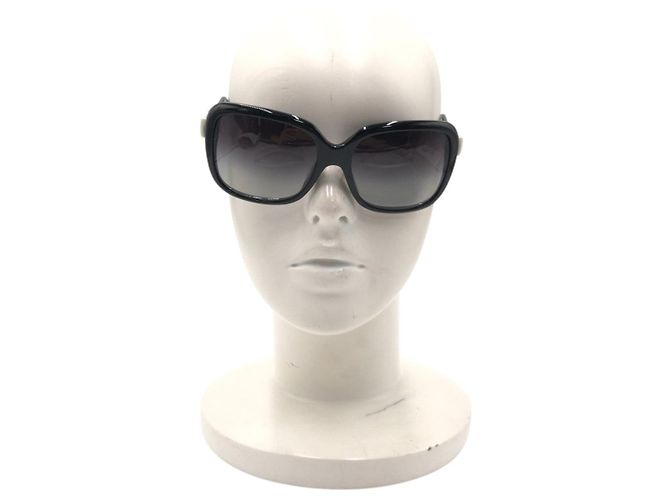 Gafas de sol de plástico con cinta Coco Mark de Chanel Negro - vista 3