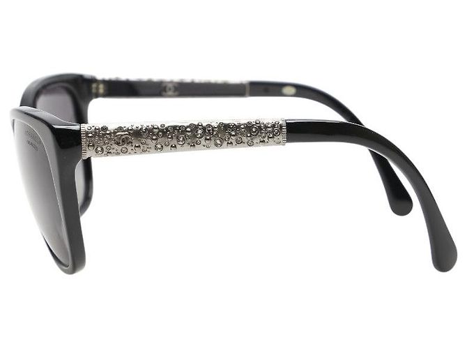 Gafas de sol Chanel Coco Mark con strass 5299-B Negro - vista 2