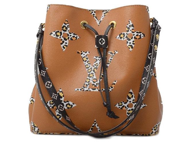 Néonoé Borsa Tote NeoNoe Monogram Jungle Louis Vuitton M44717 Marrone - vista 2