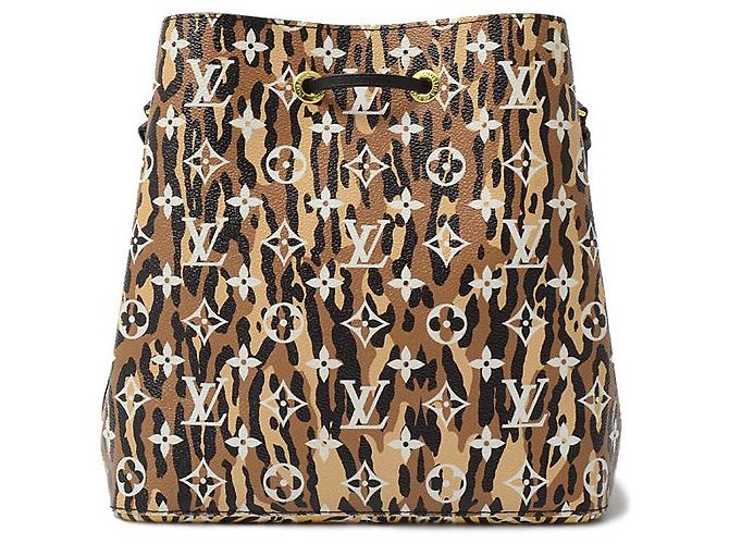Néonoé Borsa Tote NeoNoe Monogram Jungle Louis Vuitton M44717 Marrone - vista 3