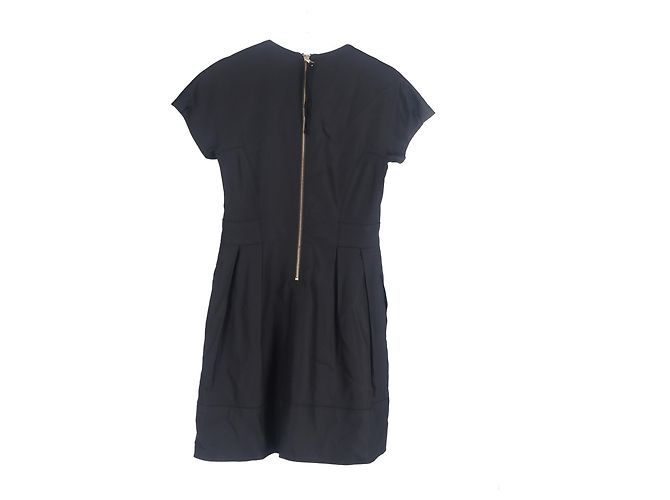 Plissiertes Mini-Kleid von Marc by Marc Jacobs aus schwarzem Polyester - Ansicht 5